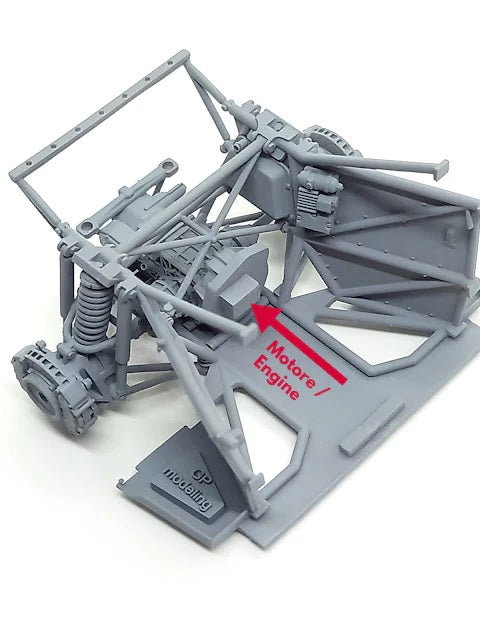 Engine Transkit für Lancia RALLY 037 EVO 2 HASEGAWA 3D Print 1:24