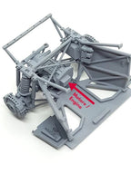 Engine Transkit für Lancia RALLY 037 EVO 2 HASEGAWA 3D Print 1:24