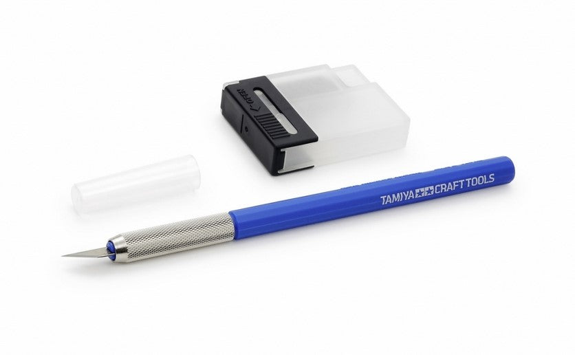 Modeler´s knife incl 25 Klingen Blau