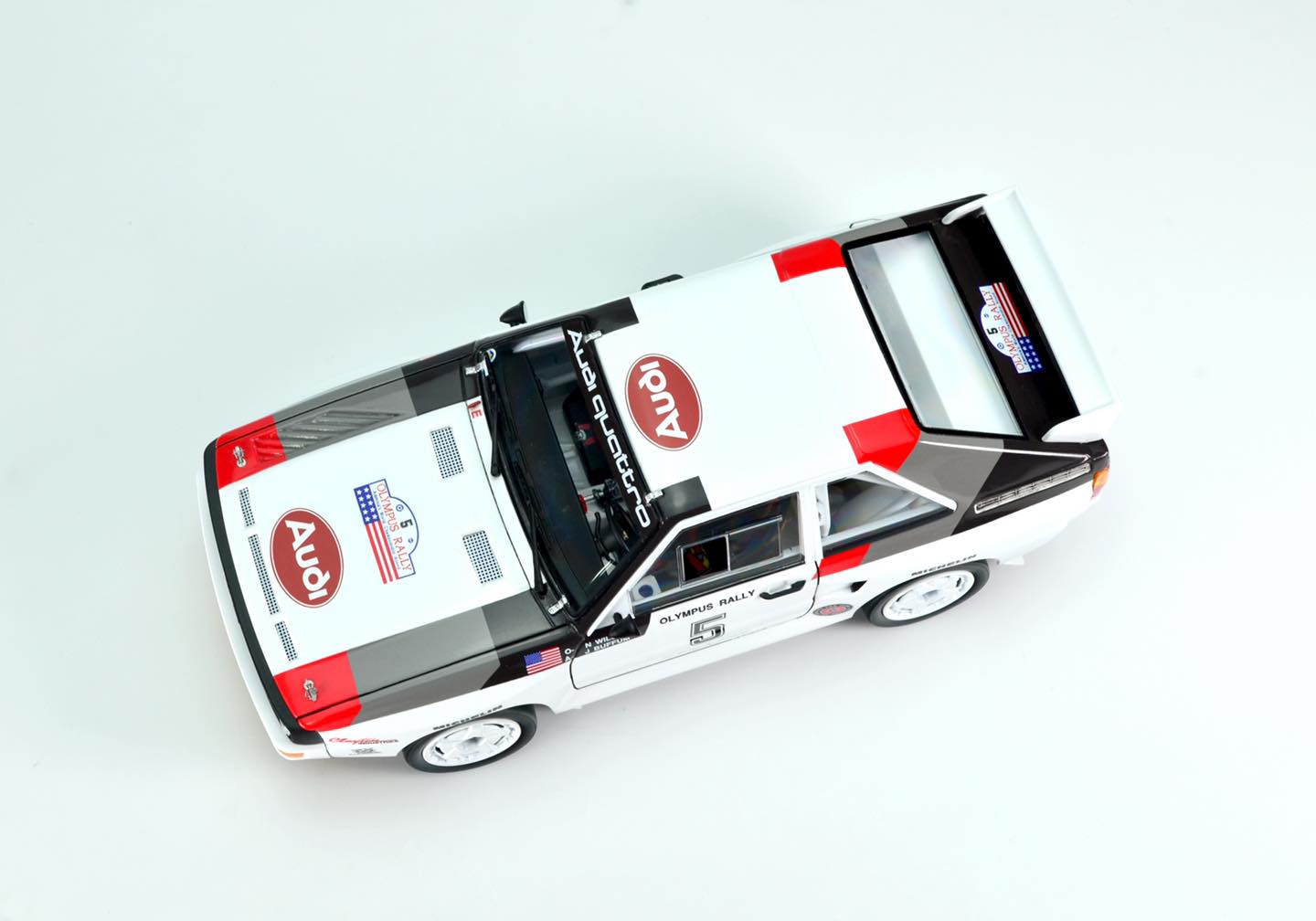 Audi Sport Quattro S1 ´86 Olympus Rally 1:24