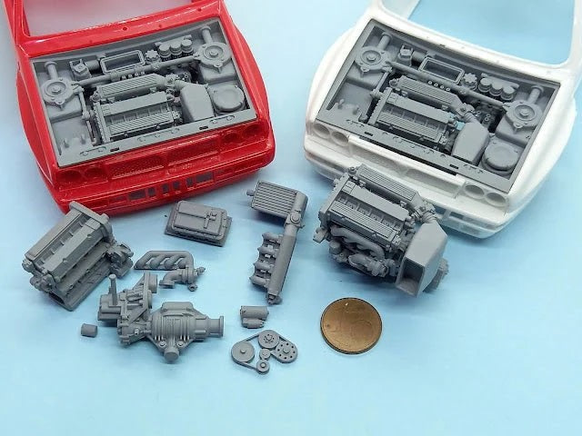 Transkit Motor für Lancia Delta Hasegawa 1:24