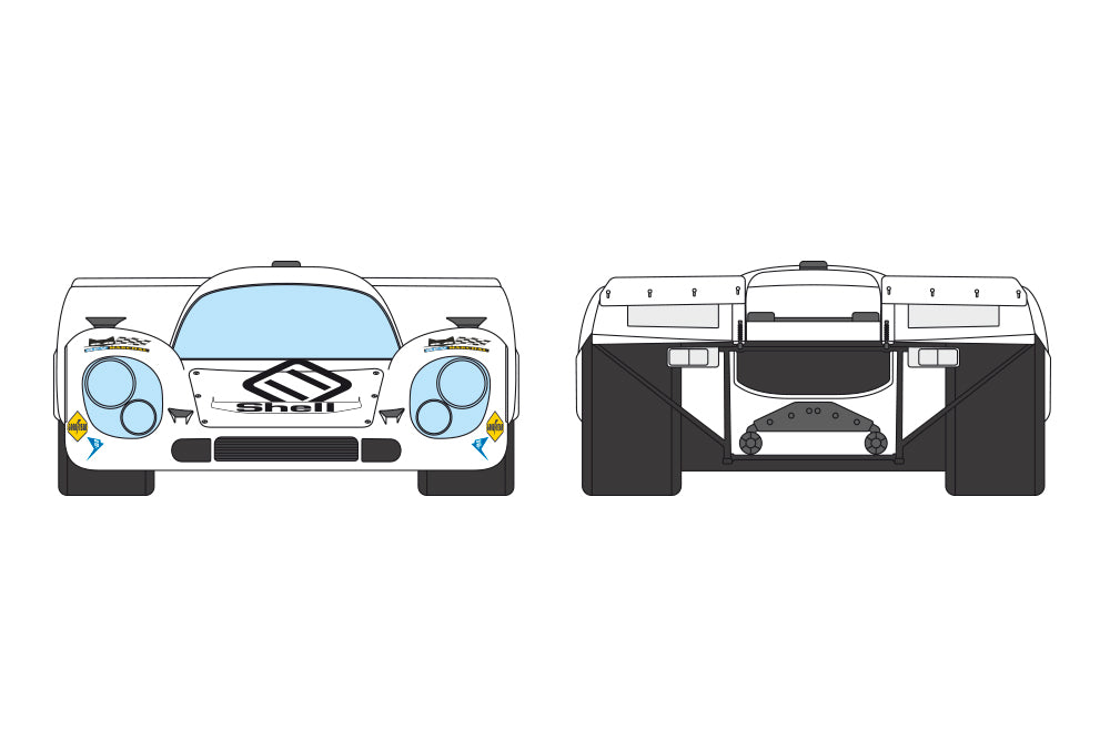 Porsche 917K 1000km Brands Hatch 1970 1:24