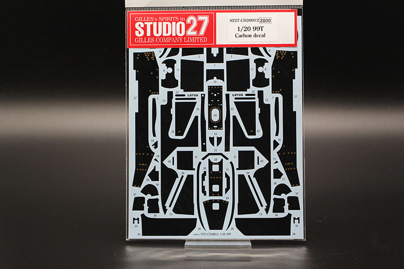 Lotus 99T Carbon decal 1:20