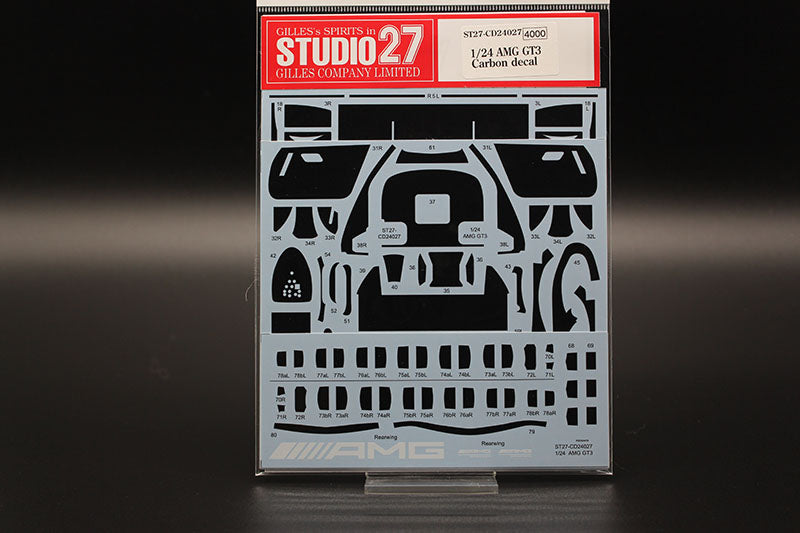 Mercedes AMG GT3 Carbon Decal 1:24