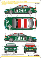 Audi A4 Quattro Super Tourenwagen Cup 1999 Jever Audi-Team AZK Phoenix für NUNU Audi A4 1/24