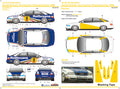 Audi A4 Quattro South African Touring Car Championship 1996 Audi Sport für NUNU Audi A4 1/24