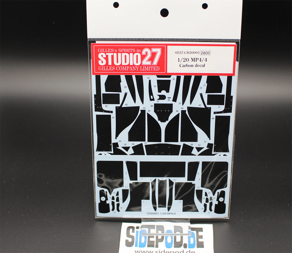 McLaren MP4/4 Carbon Decal 1:20