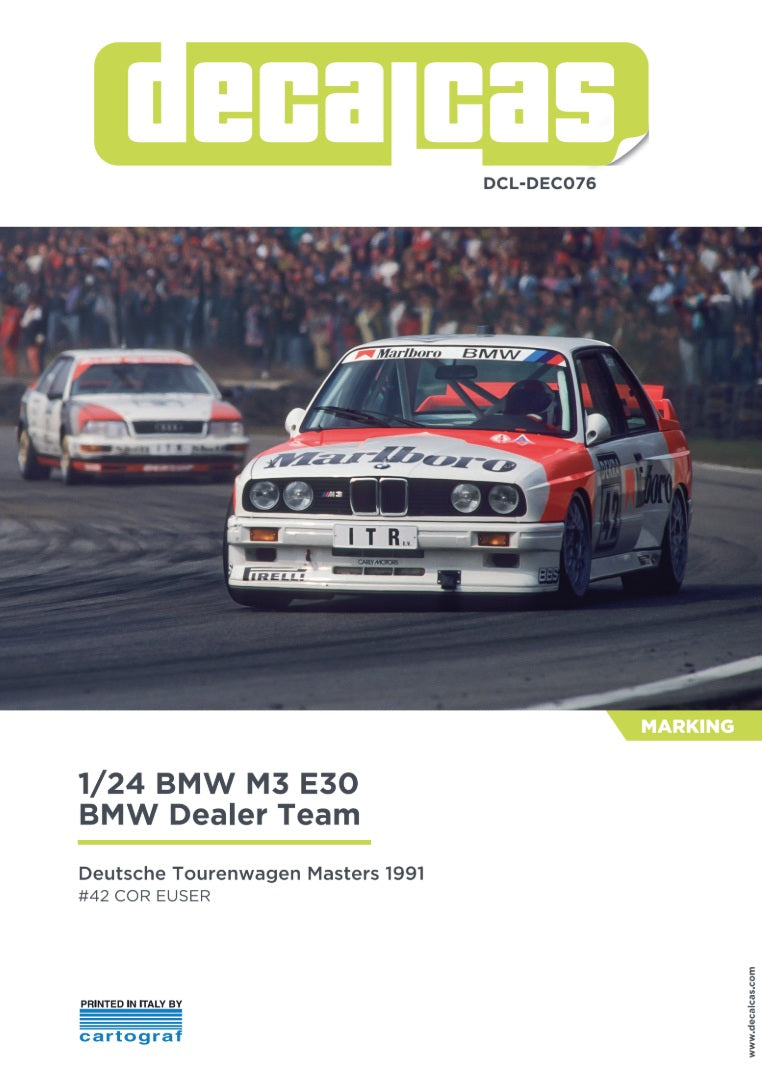 BMW E30 M3 Dealer Team Marlboro 1:24