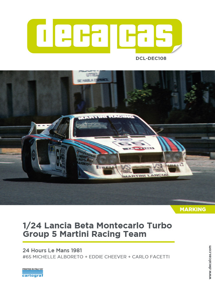 LAncia Beta Montecarlo Group 5 Martini 1:24
