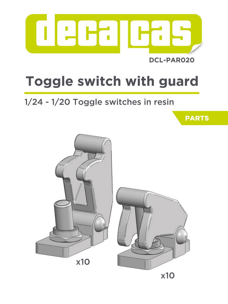 Toggle Switch with Guard 1/24 - 1/20