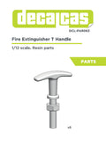 Detail for 1/12 scale models: Fire Cable T Handle