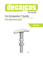 Detail for 1/12 scale models: Fire Cable T Handle