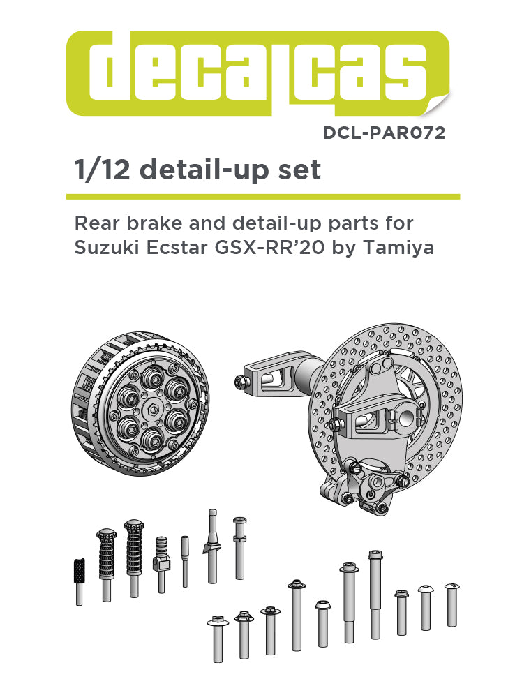 Detail up set for 1/12 scale models: Suzuki GSX-RR