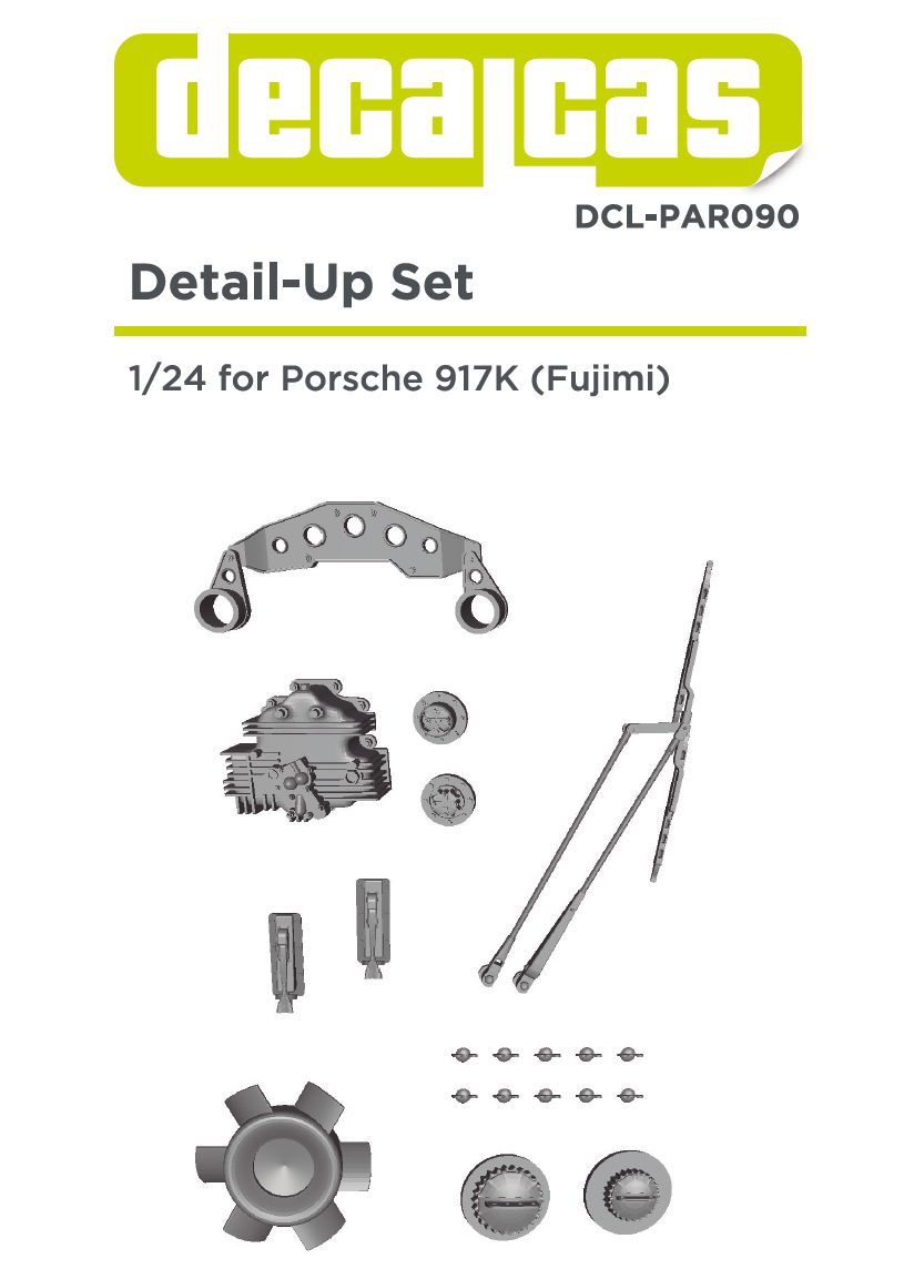 Detail up set for 1/24 scale models: Porsche 917K