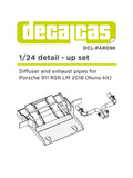 Detail up set for 1/24 scale models: Porsche 911 991 GT3 RSR - 2018