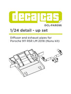 Detail up set for 1/24 scale models: Porsche 911 991 GT3 RSR - 2018