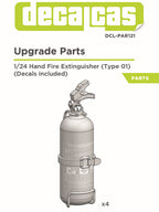 Fire extinguisher for 1/24 scale models: Hand fire extinguisher - Type01 Feuerlöscher