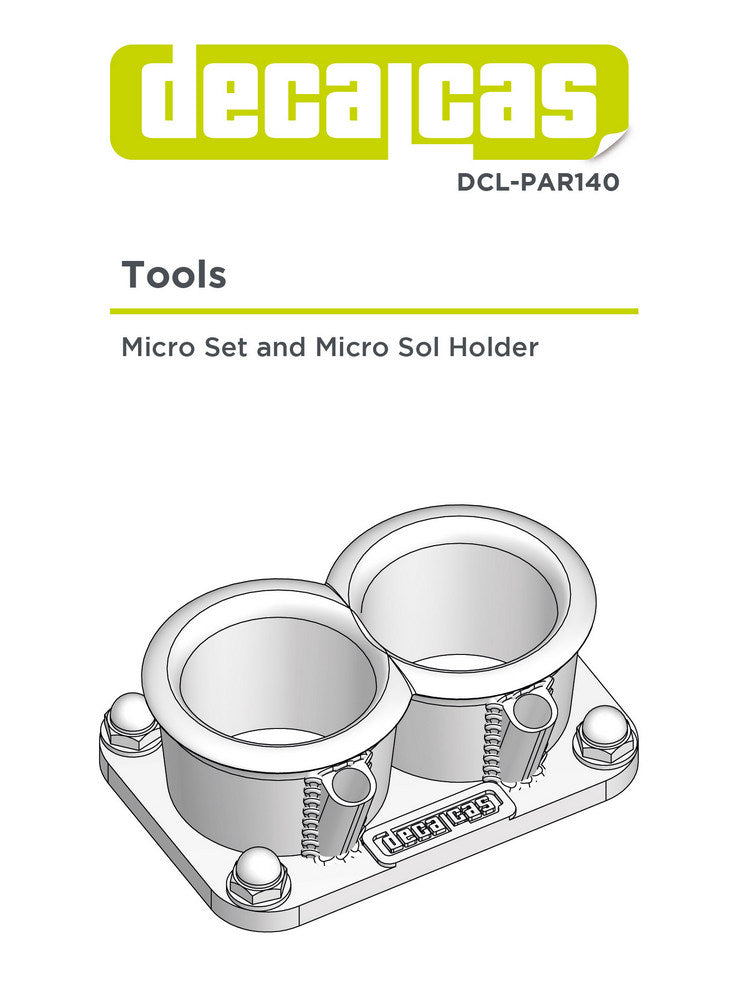 Hobby tool for scale models: Micro Set and Micro Sol Holder