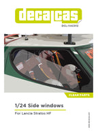 Window for 1/24 scale models: Lancia Stratos HF