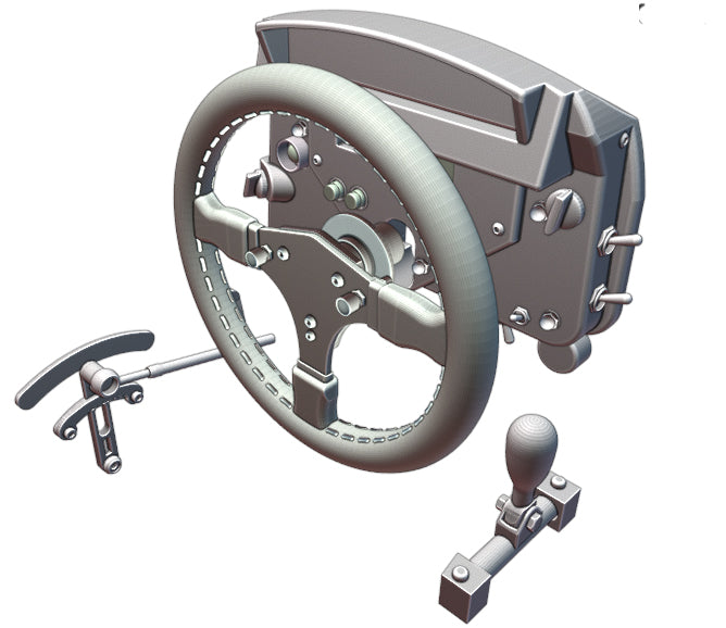 Cockpit set für Beemax McLaren MP4/4 1/12