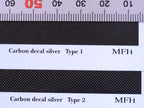 Carbon Decal silver Type 1