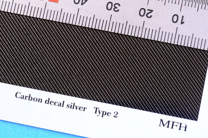 Carbon Decal silver Type2