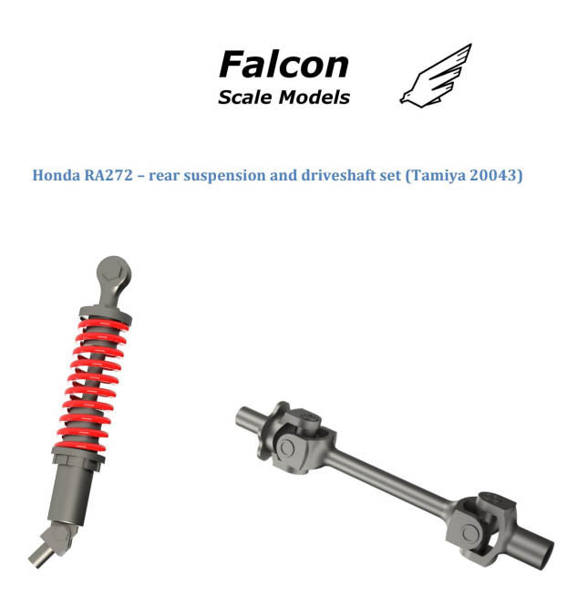 1:20 Honda RA272 Suspension & Drive Shaft Set Tamiya 20043