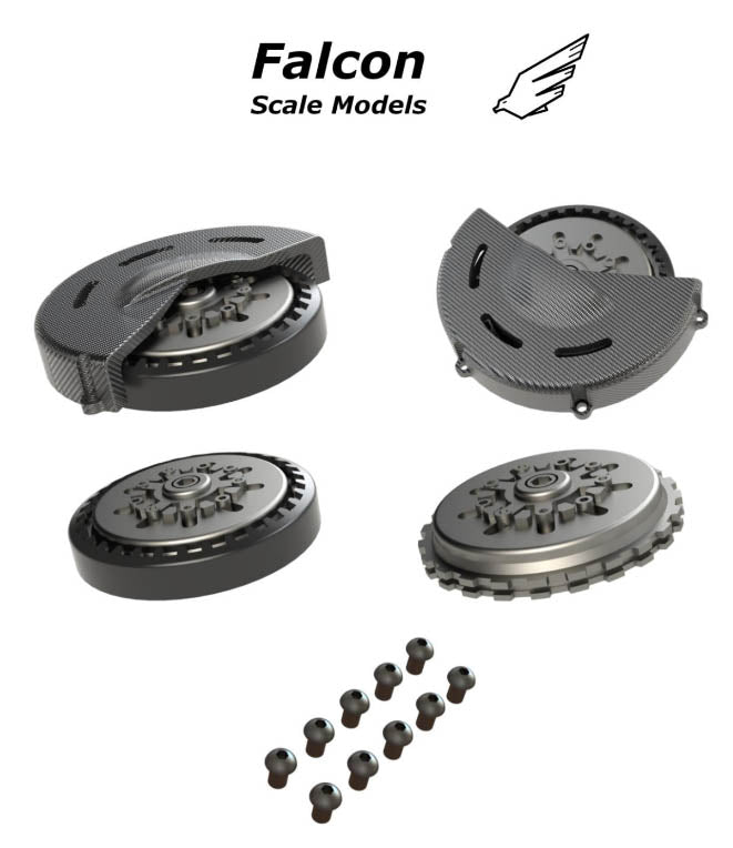 1:12 Ducati Superleggera V4 Tamiya 14140 Super Detailed Dry Clutch Set