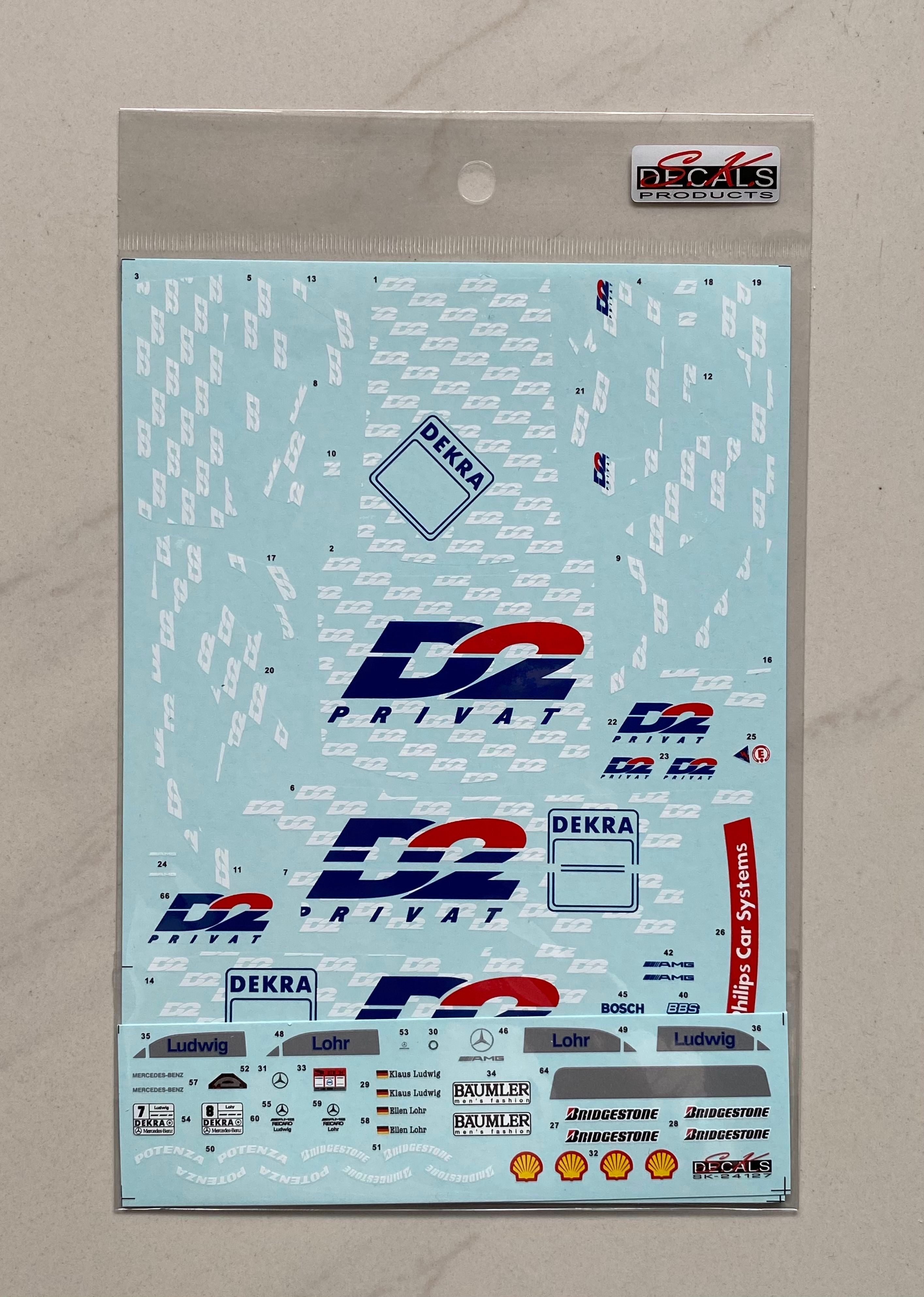 AMG Mercedes C-Class DTM D2 Decal 1994
