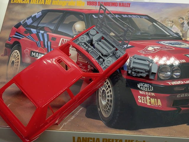 Transkit Motor für Lancia Delta Hasegawa 1:24