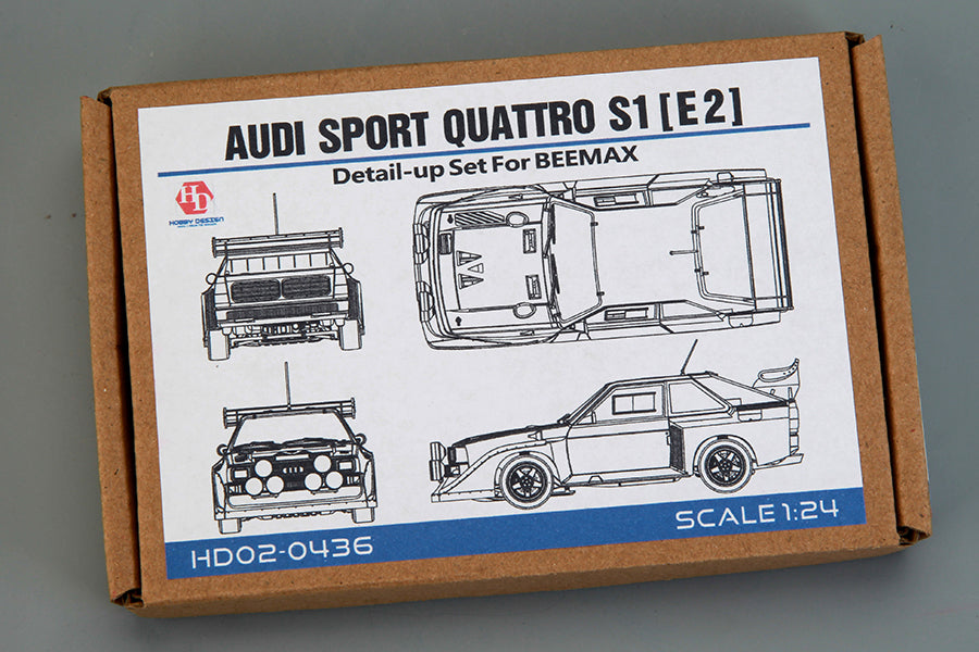1/24 Audi Sport Quattro S1 E2 Detail up Set für Beemax