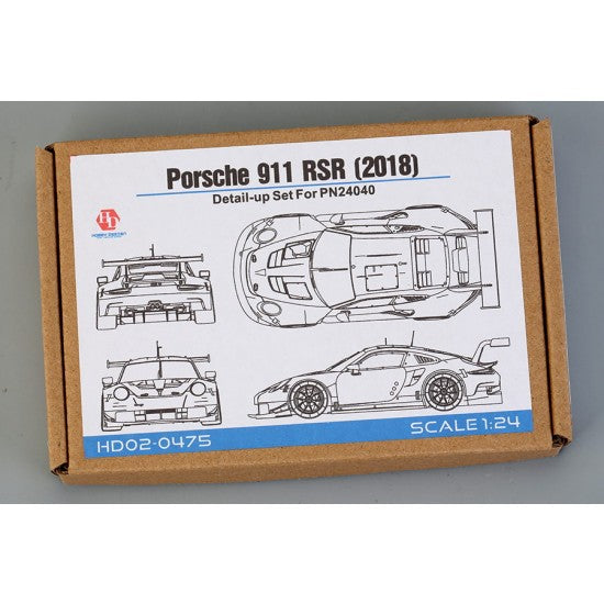Porsche 911 RSR Le Mans 2018 Detail Set für NUNU 1/24