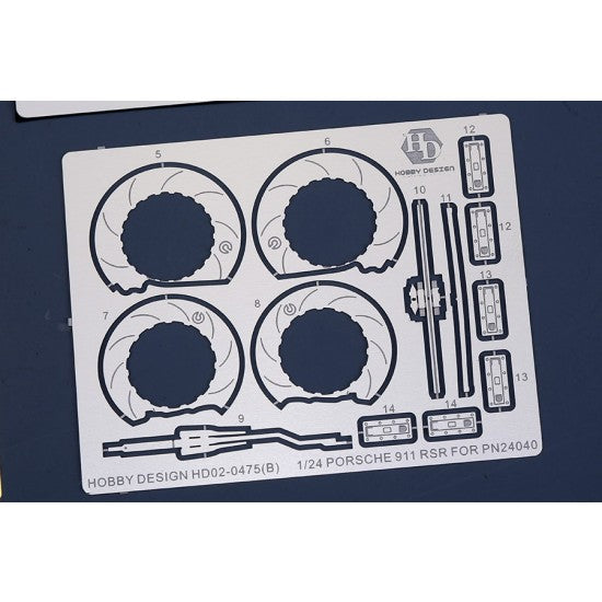 Porsche 911 RSR Le Mans 2018 Detail Set für NUNU 1/24