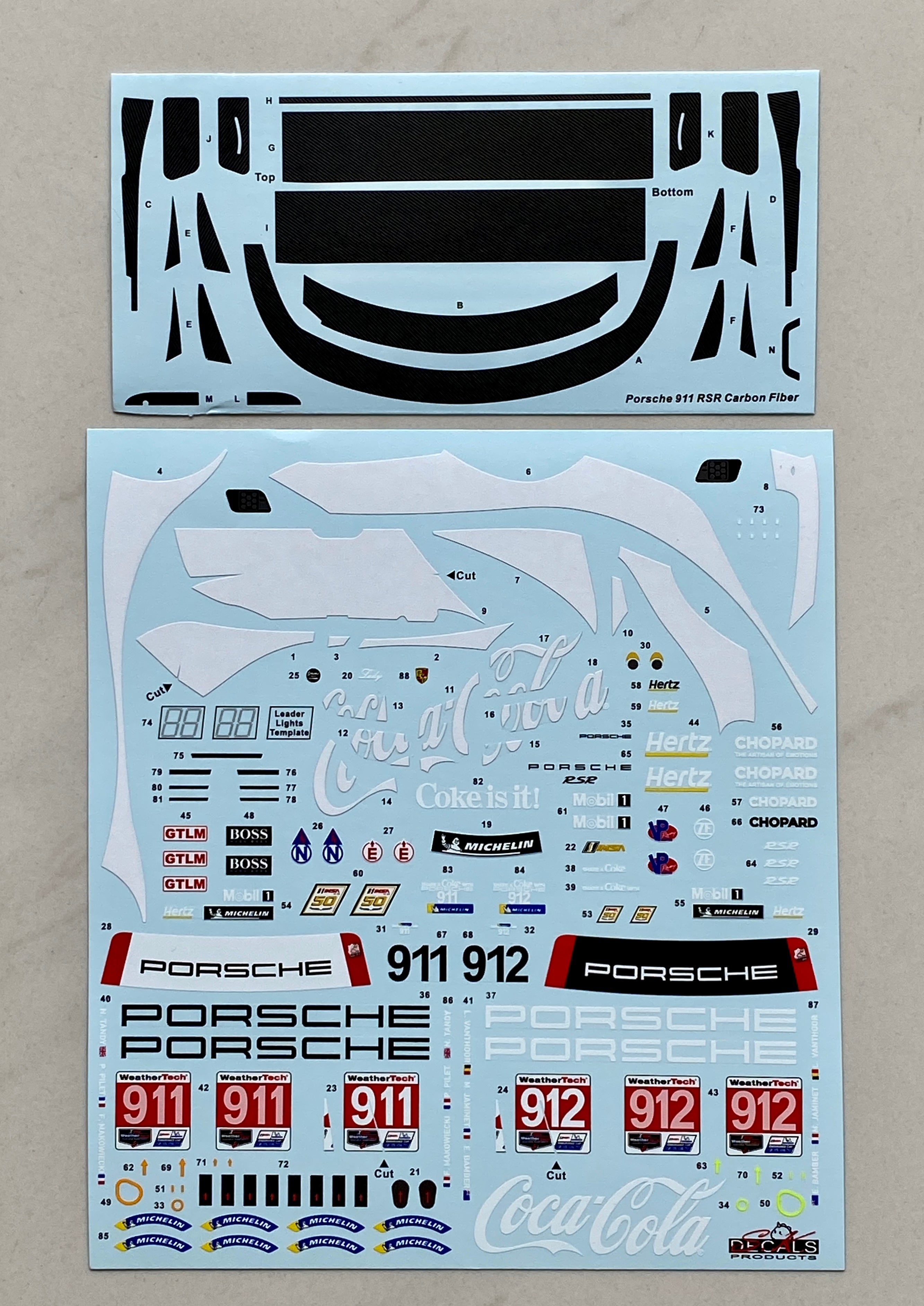 Porsche 911 RSR IMSA WeatherTech SportsCar Championship für NUNU 1/24