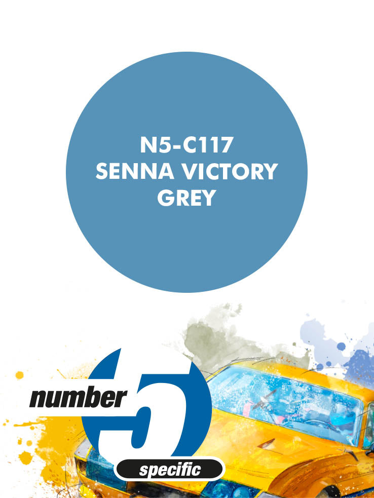 Senna victory grey 30ml für Tamiya McLaren Senna