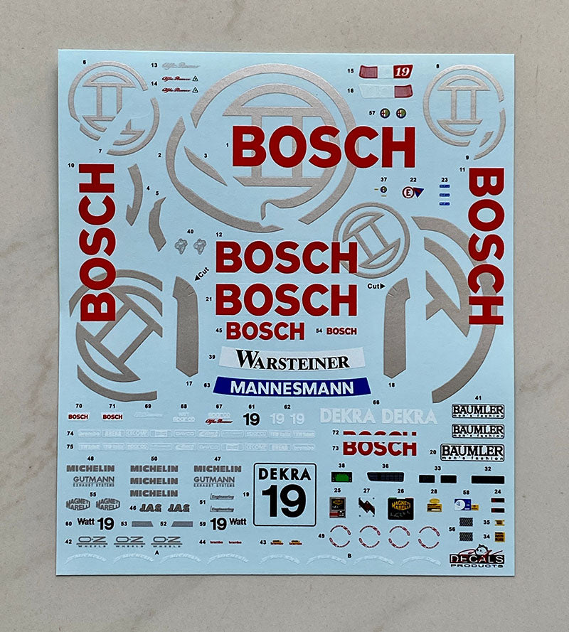 Alfa Romeo 155 V6 TI BOSCH für Tamiya 1:24