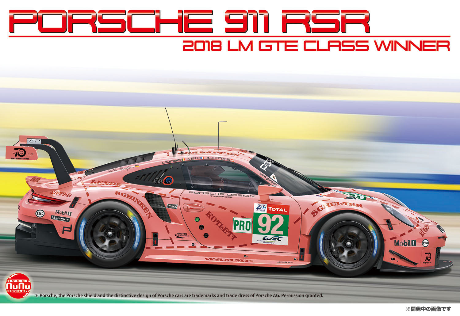 Porsche 911 RSR 2018 Le Mans GTE Class Winner 1:24