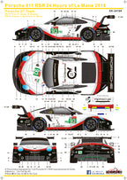 Porsche 911 RSR Le Mans 2018 für NUNU 1/24