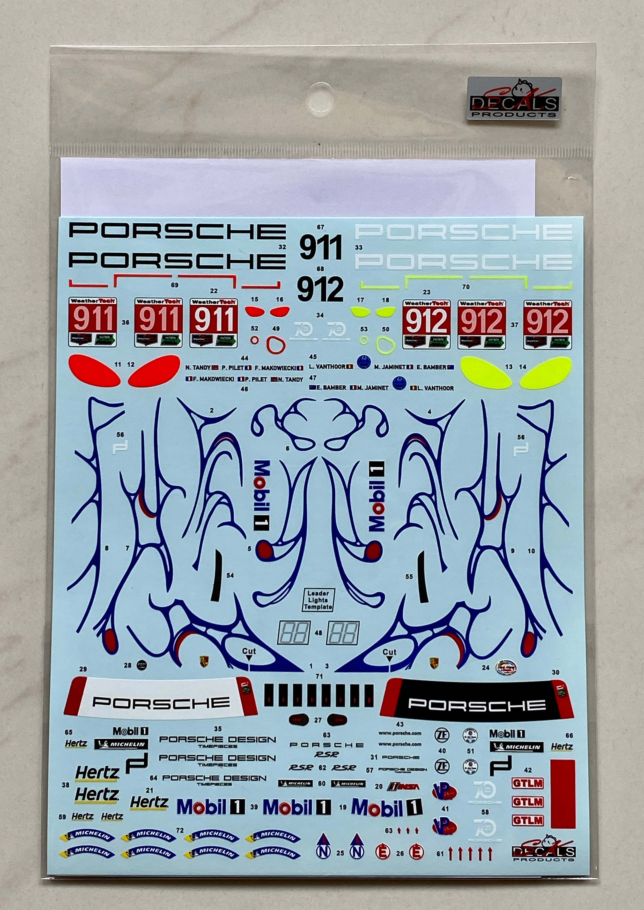Porsche 911 RSR IMSA WeatherTech SportsCar Championship für NUNU 1/24