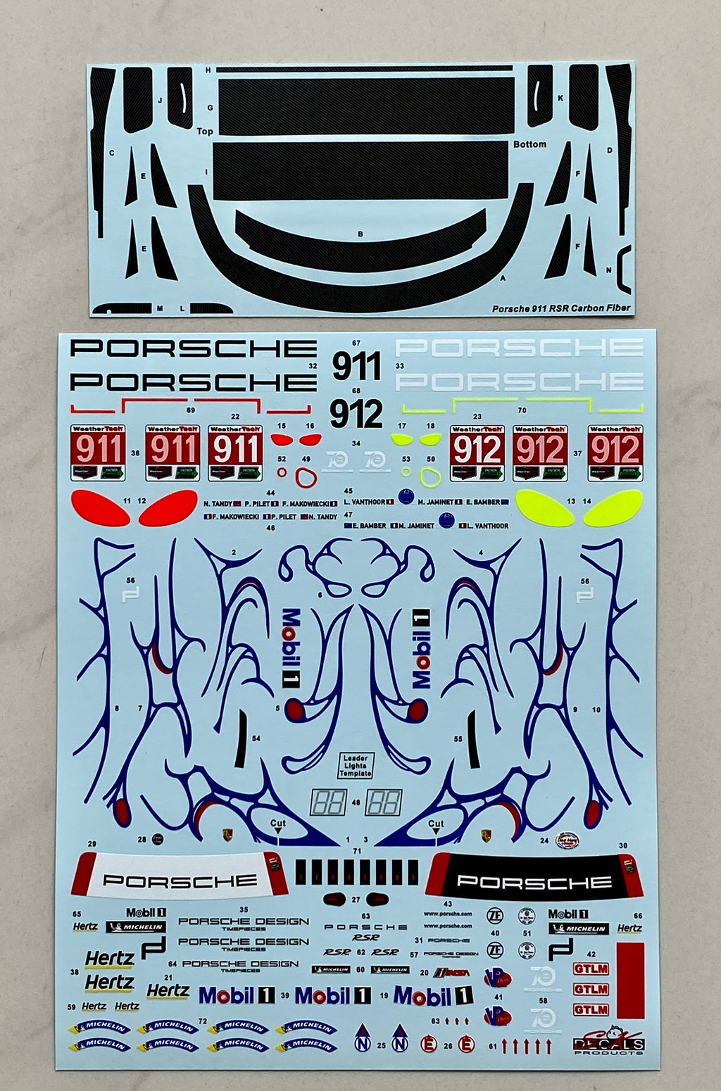 Porsche 911 RSR IMSA WeatherTech SportsCar Championship für NUNU 1/24