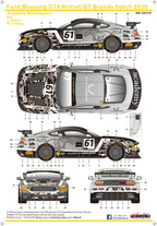 Ford Mustang GT4 British GT Brands Hatch 2020 Academy Motorsport
