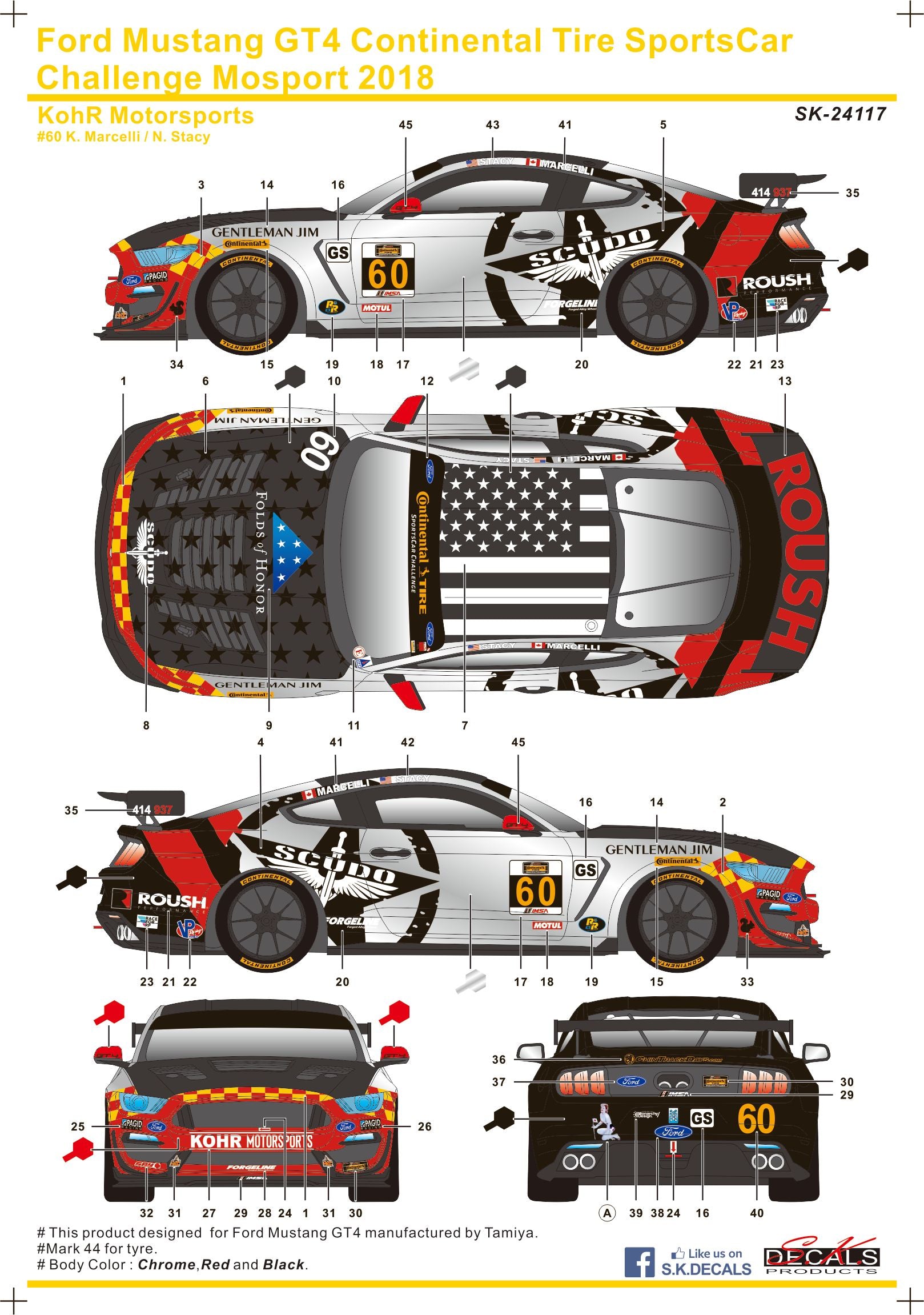 Ford Mustang GT4 Continental Tire SportsCar Challenge Mosport 2018