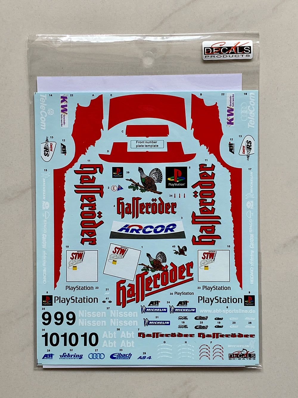 Audi A4 Quattro Super Tourenwagen Cup 1999 Abt Sportsline für NUNU Audi A4 1/24
