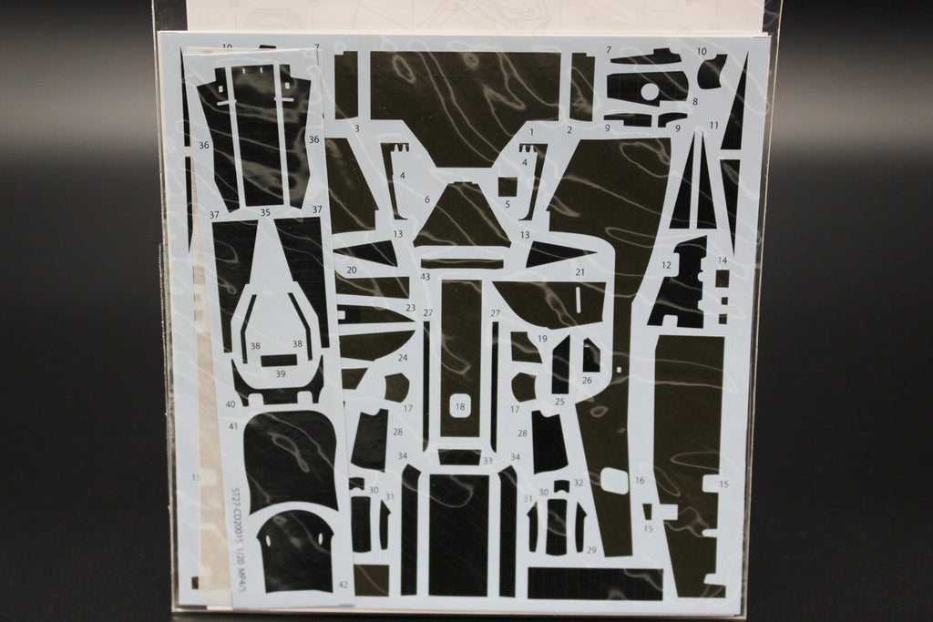 McLaren MP4/5 Carbon decal 1:20