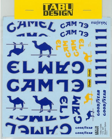 Lotus 99T Sponsor Decal 1:12 Beemax