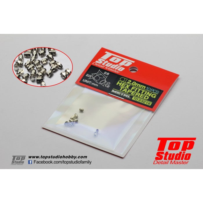 2.0mm Hex Fitting Tapered 10pcs