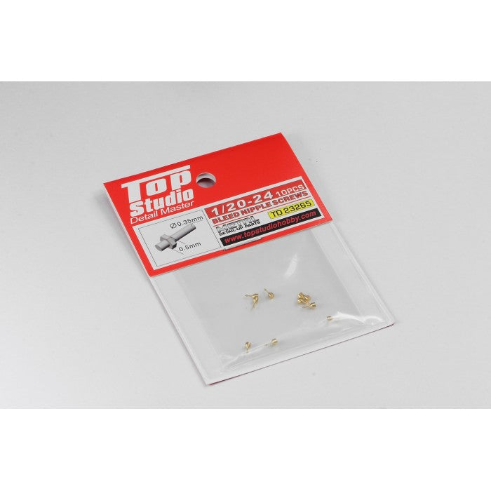1/20 - 24 Bleed Bipple Screws