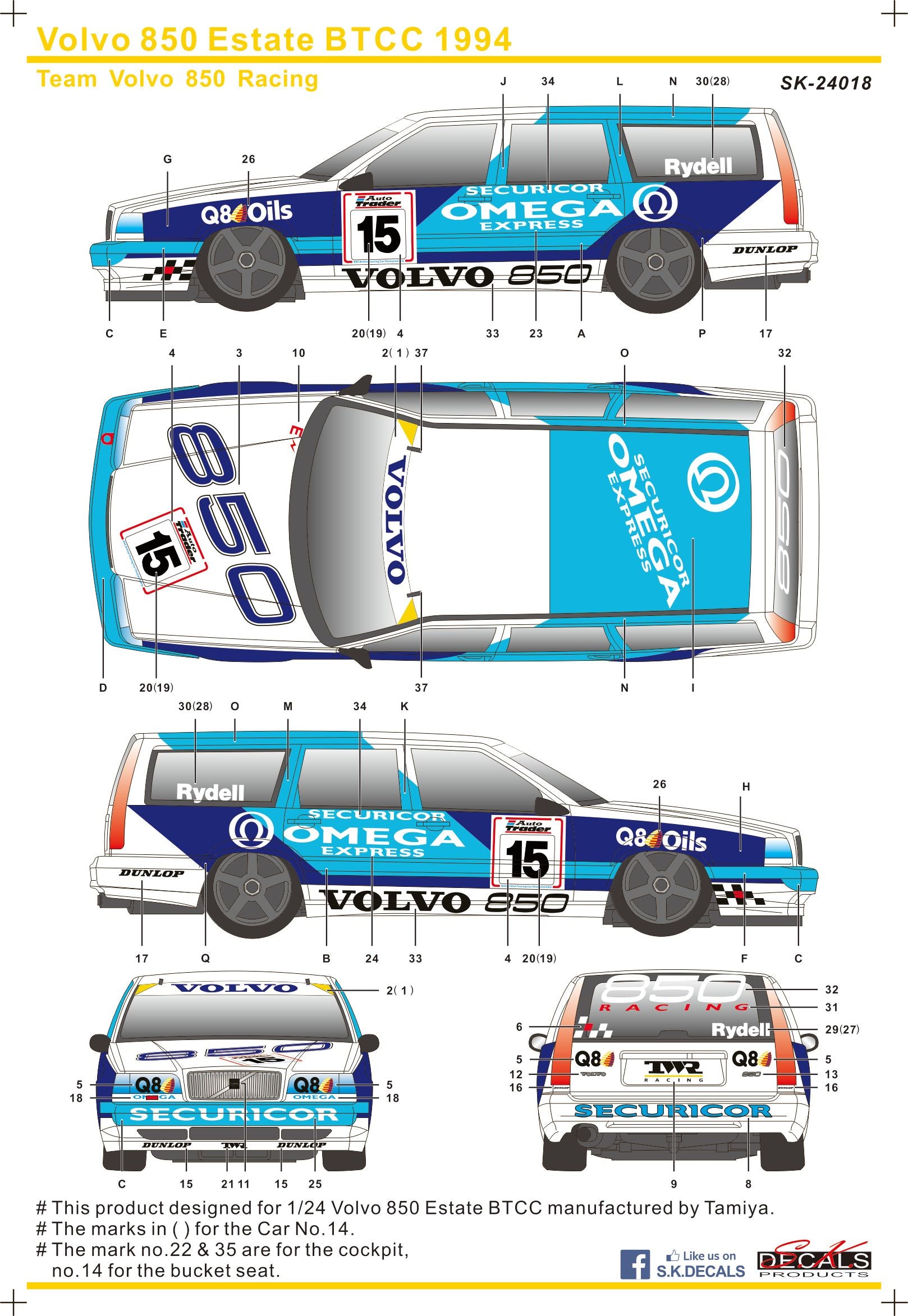 Volvo 850 Estate BTCC 94