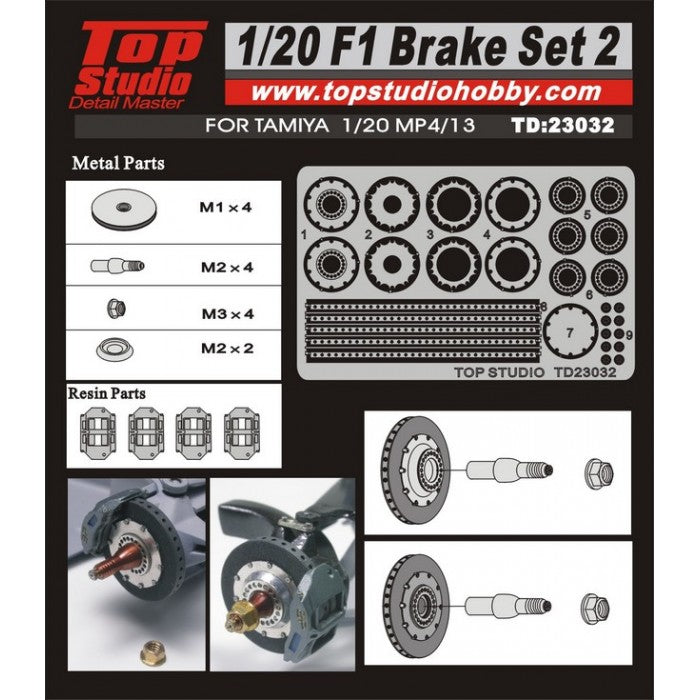 Brake Set 2 McLaren MP4/13 Tamiya 1/20