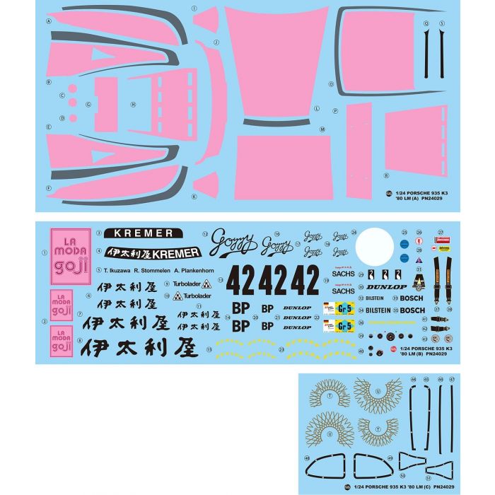 Porsche 935 K3 ´80 LM 1:24